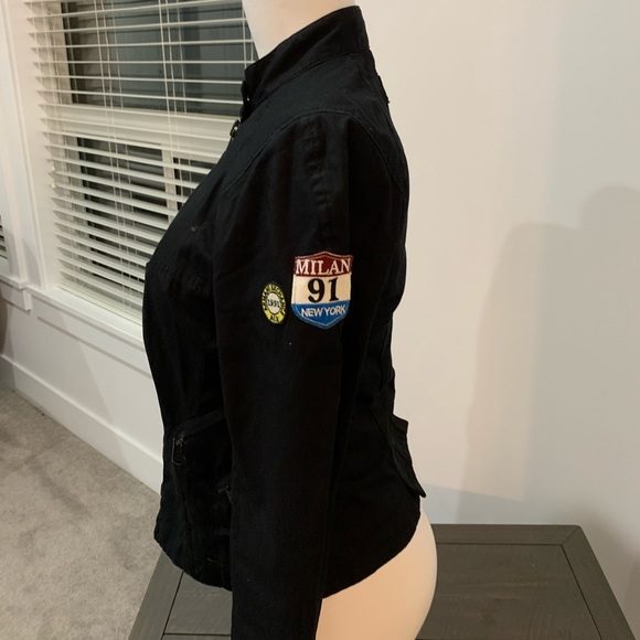 Black Armani Exchange Bomber Jacket - Picture 2 of 4